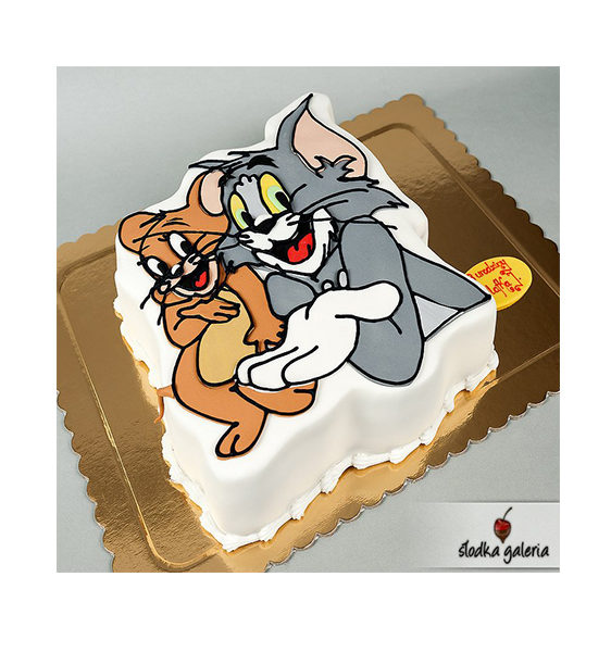 Fondant Tom & Jerry Cake 2 Kg – India Cakes N Flowers